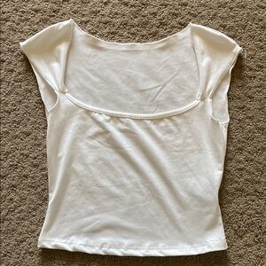 Juniors' White Top